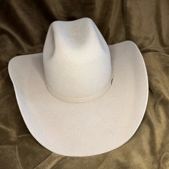Tombstone Wool Felt Tejana Ivory Size 7 1/8 - Picture 2 of 5